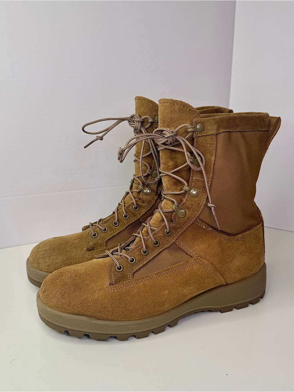 Bates Men’s E30800A Gore-Tex Military Combat Flight Boots 10.5W Coyote Brown Tan